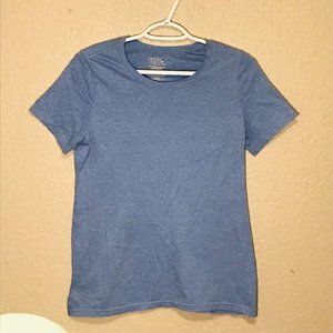dusty light blue t-shirt